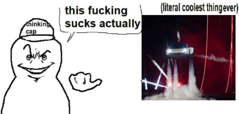 you're not allowed to make cool stuff ok?
