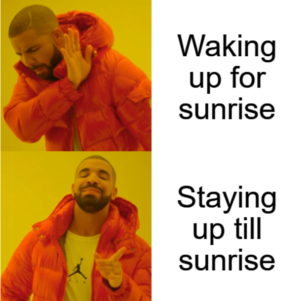 Late is better than early
